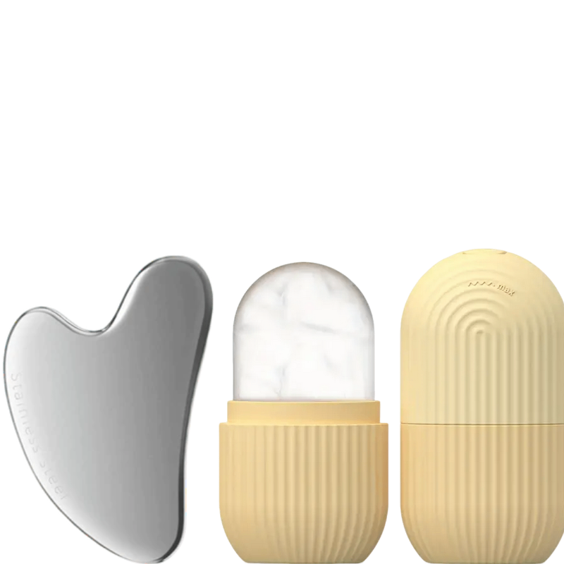 Gua Sha & Ice Roller Duo set