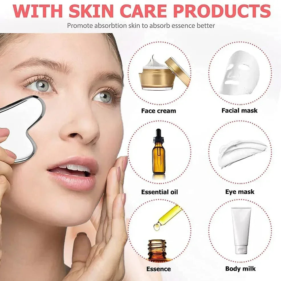 Gua Sha & Ice Roller Duo set
