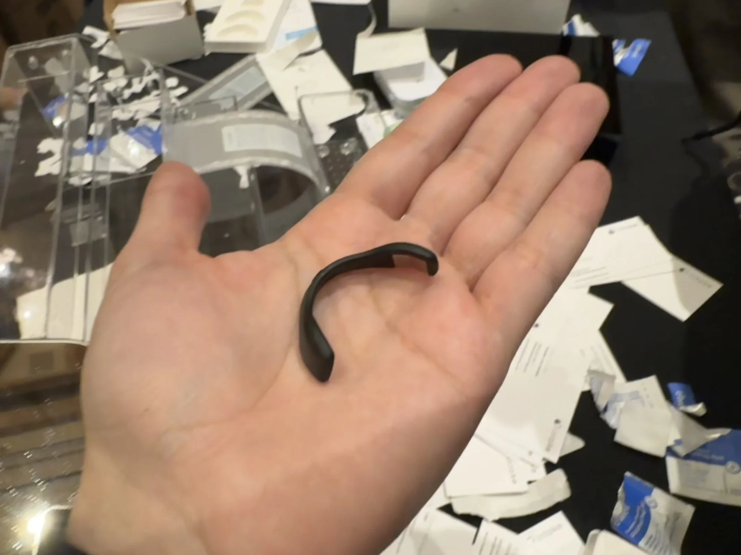 Nasal magnet strip